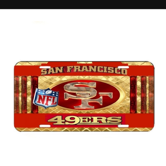 san Francisco 49ers plate Other - COPY - San Francisco 49ers license plate